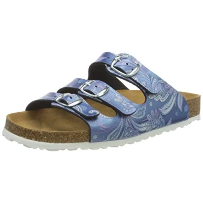 Abbildung von Lico BIOLINE LADY Damen Hausschuh, blau, 39 EU