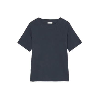 Abbildung von Marc O&#039;Polo Denim AUS Softer Tshirt basic, Damen, Größe: Large, Navy teal