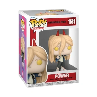 Abbildung von Funko Pop! Animation: CSM Power Chainsaw Man Vinyl Sammelfigur Geschenkidee Offizielle Handelswaren Spielzeug Für Kinder und Erwachsene Anime Fans Modellfigur Sammler Display