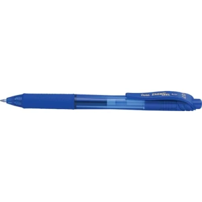 Abbildung von Pentel EnerGel X BL107 CX Gel Tintenroller, blau, 0,7 mm Strichstärke, Druckmechanik, nachfüllbar