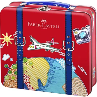 Abbildung von FABER CASTELL 155535 Filzstifte Connector Reisekoffer mit 40 Stiften