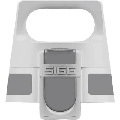 Abbildung von SIGG WMB ONE Top Verschluss (One Size), Ersatzteile für Trinkflaschen, einhändig bedienbarer &amp; auslaufsicherer mit Silikondichtung, Synthetik, Antracite