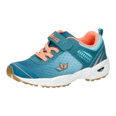 Abbildung von Lico Jungen Unisex Kinder Barney VS Hallenturnschuhe, Petrol/Türkis/Lachs, 27 EU