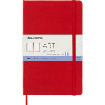 Abbildung von Moleskine Kreativ Notizbücher, Skizzenbuch, Large/A5, 165G Papier, Hard Cover, rot