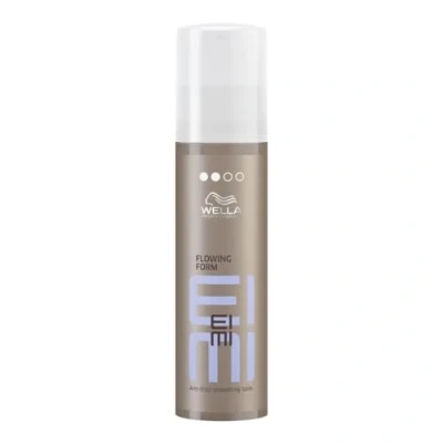 Abbildung von Wella Professionals EIMI Flowing Form Glättungsbalsam gegen Frizz Hitzeschutzspray Austrocknung beim Styling elastischer Halt mit natürlicher Sprungkraft 1 x 100 ml
