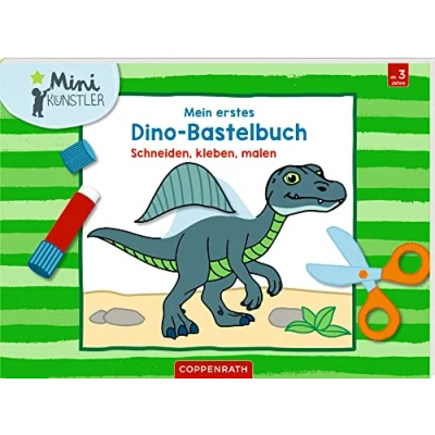 Abbildung von Mein erstes Dino Bastelbuch: Schneiden, kleben, malen (Mini Künstler)