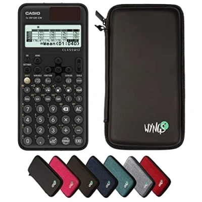 Abbildung von CALCUSO Sparpaket Schwarz mit Taschenrechner Casio FX 991DE CW ClassWiz