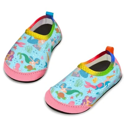 Abbildung von Yorgou Baby Strandschuhe Schwimmschuhe Badeschuhe Wasserschuhe Schnelltrocknende Aquaschuhe rutschfest Barfuss Schuh für Kinder Beach Pool