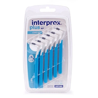 Abbildung von 3x Interprox plus Interdentalbürsten blau conical 6er Pack (3x Pack)