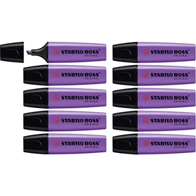 Abbildung von STABILO Textmarker BOSS ORIGINAL 10er Pack lavendel
