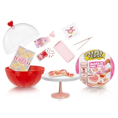 Abbildung von MGA&#039;s Miniverse Make It Mini Food Love Serie Sammlerstücke in Geheimnisvoller Blindverpackung Valentinstag, DIY und Kunstharz Bastelspiel Nicht ESSBAR Für Sammler ab 8 Jahren