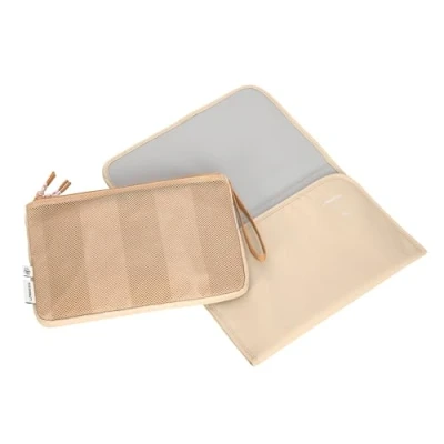 Abbildung von LÄSSIG Baby Windeltasche mit Wickelunterlage für unterwegs/Casual Changing Organizer beige/camel
