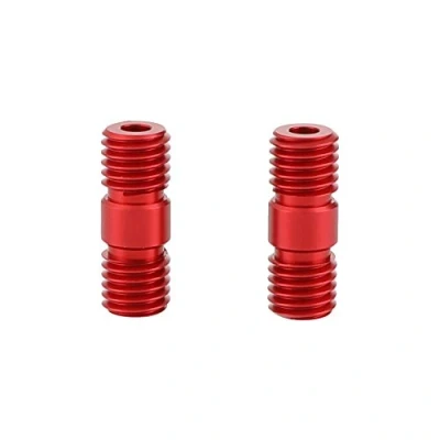 Abbildung von CAMVATE M12 Gewinde Rod Verlängerung Anschluss (schwarz) für 15 mm Schiene Support System (2 Stück)