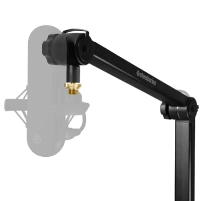 Abbildung von SteelSeries Alias/Alias Pro Mikrofon Schwenkarm Für Gaming, Streaming und Podcasting 360 Grad Drehung Tischklemme Faltbares Scherendesign Kabelmanagement 3/8&quot; 5/8&quot; Adapter