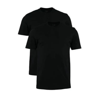 Abbildung von OLYMP T Shirt Doppelpack Rundhals schwarz Größe XXXL