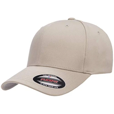 Abbildung von Flexfit Herren Athletic Baseball Fitted Cap Verschluss, stone, S M EU