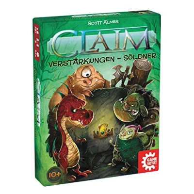 Abbildung von Game Factory 646262 Claim, Kartenspiel, Stichspiel, Verstärkung, Erweiterung (Söldner)