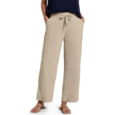Abbildung von Street One WIDE LEG Stoffhose, Damen, Größe: 38x28, Beige