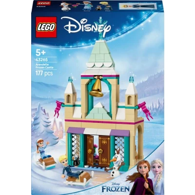 Abbildung von LEGO ǀ Disney Frozen Das Arendelle Schloss, Prinzessin Spielzeug mit den Mini Puppen ELSA, Anna und Olaf Einer Pinguin Figur, Fantasy Spielset, Geschenk für Mädchen ab 5 Jahren 43265