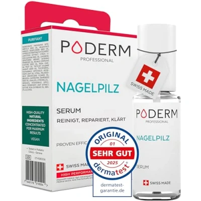 Abbildung von PODERM NAGELPILZ BEHANDLUNG Revitalisierender Professionelle Fuß/Handpflege Einfach/Schnell Made in Switzerland