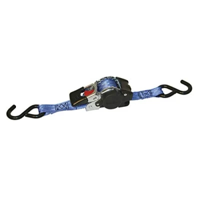 Abbildung von Kerbl 37181 Automatik Zurrgurt 25 mm / 3 m, Zugkraft 300 600 kg, S Haken, Blau