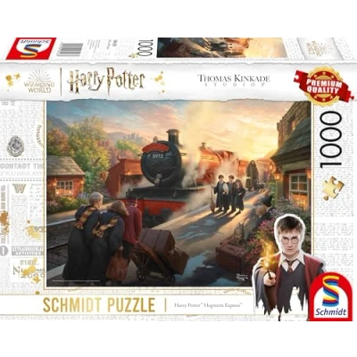 Abbildung von Schmidt Spiele 58428 Thomas Kinkade, Wizarding World, Harry Potter, Hogwarts Express, 1000 Teile Puzzle, bunt