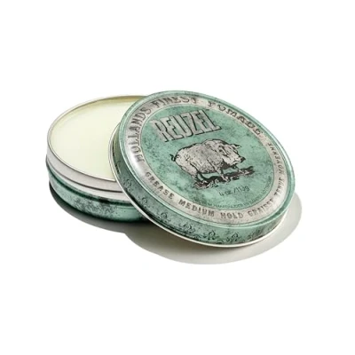 Abbildung von Reuzel Green Grease Medium Hold Pomade, Hair Holding Wax For Men, 113 g