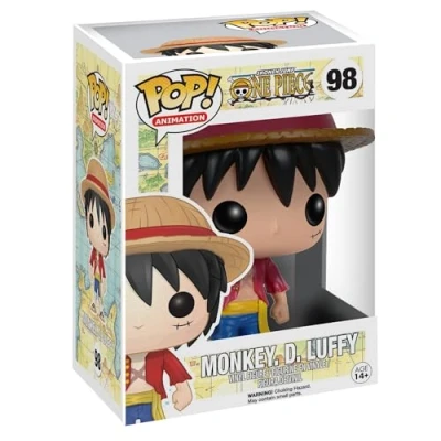 Abbildung von Funko POP! Animation: One Piece Monkey D. Luffy Ruffy Vinyl Sammelfigur Geschenkidee Offizielle Handelswaren Spielzeug Für Kinder und Erwachsene Anime Fans