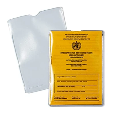 Abbildung von HERMA 1330 Ausweishülle transparent, 10 Stück, Impfpass Hülle für neuen Impfausweis Impfbuch, Ausweishalter zum Schutz Fahrkarten &amp; Kinderausweise, Plastik Kartenhüllen Schutzhüllen Set