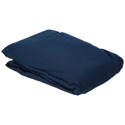 Abbildung von Amazon Basics Spannbetttuch, Mikrofaser, Marineblau, 90 x 200 30 cm