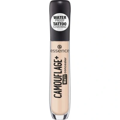 Abbildung von essence CAMOUFLAGE+ MATT concealer, Nr. 23, Nude, mattierend, matt, vegan, ölfrei, wasserfest, ohne Alkohol, 1er Pack (5ml)