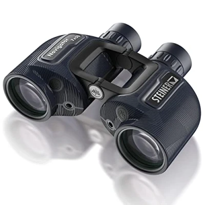 Abbildung von STEINER Marine Fernglas Navigator 7x50 Deutsche Qualitätsoptik, hohe Detailschärfe, Open Bridge, 5m wasserdicht, gemacht für Wassersportler und Hobbbysegler