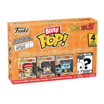 Abbildung von Funko Bitty Pop! DBZ Cell (First Form) 4PK Form), Android 17, 18 und eine Überraschungs Mini Figur 0.9 Inch (2.2 cm) Dragon Ball Z Sammlerstück Geschenkidee