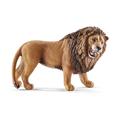 Abbildung von schleich 14726 Löwe, brüllend, für Kinder ab 3+ Jahren, WILD LIFE Spielfigur
