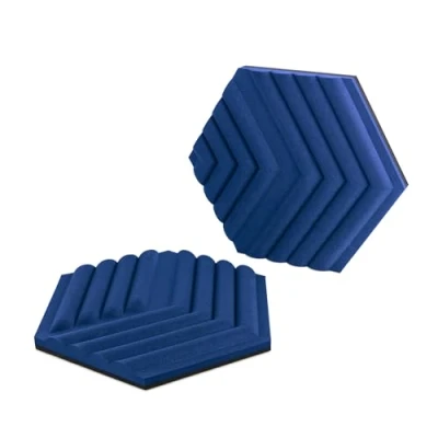 Abbildung von Elgato Wave Panels Starter Set (Blau) Schalldämmende Module, Dual Density Schaumstoff, einzigartige EasyClick Rahmen, modularer Aufbau, einfaches Anbringen und Entfernen