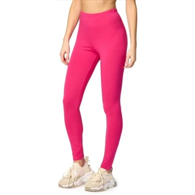 Abbildung von Merry Style Leggings Damen Baumwolle für das ganze Jahr Bequeme Blickdicht Ideal Yoga Sport Gym und Freizeit MS10 198 (Amaranth, M)