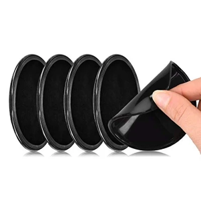 Abbildung von 5 Stück Anti Rutsch Pad Auto,Waschbare Antirutschmatte für Handy Armaturenbrett,Wiederverwendbarer Doppelseitig Klebende Nano Gel