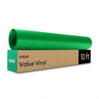 Abbildung von Cricut Value Vinyl Matt, Grün 30,5 cm x 304,8