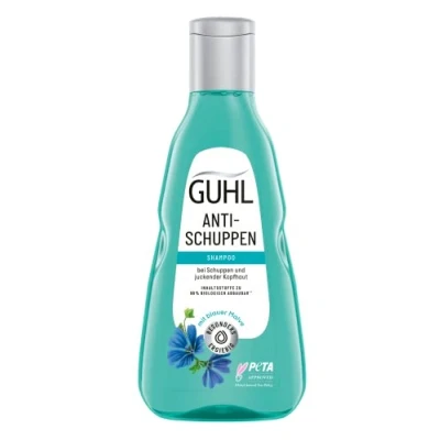 Abbildung von Guhl Anti Schuppen Shampoo Inhalt: 250 ml Befreit effektiv von Haartyp: juckende Kopfhaut Dermatologisch bestätigt für Damen und Herren