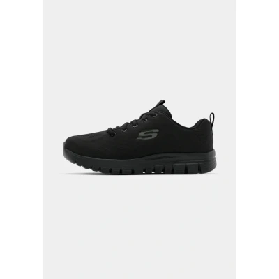 Abbildung von Skechers Wide Fit Graceful Sneaker low, Herren, Größe: 38, Black Schuhe