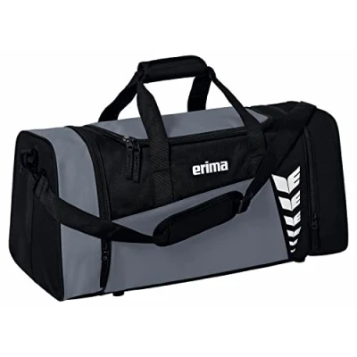 Abbildung von Erima Unisex Six Wings geräumige Sporttasche, Slate Grey/schwarz, S