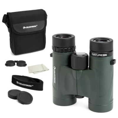 Abbildung von Celestron 71331 Nature DX 10x32 BaK 4 Prismen Ferngläser, Grün