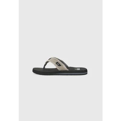 Abbildung von Quiksilver Monkey Abyss Zehentrenner, Herren, Größe: 47, Grey/black/brown Textil
