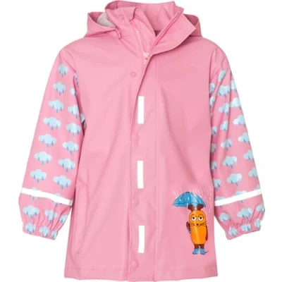 Abbildung von Playshoes Regenjacke Unisex Kinder Wind und wasserdicht Regenmantel Regenbekleidung, rosa Die Maus, 116