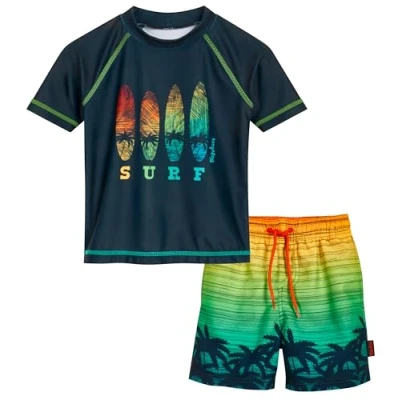 Abbildung von Playshoes Jungen Zweiteiler Rash Guard Set, Surf, 158/164 cm