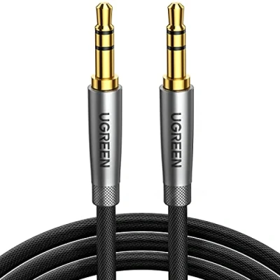 Abbildung von UGREEN 3,5mm Klinke auf Aux Kabel Stereo Audio Klinkenkabel für Autoradio, Kopfhörer, Galaxy A/M Serien, Redme Note Serie, PC, Tablets, Lautsprecher, MP3/ MP4 Player usw. (5m)