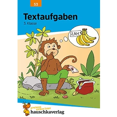 Abbildung von Mathe 3. Klasse Übungsheft Textaufgaben: Zahlen bis 1000, Zahlenrätsel, Rechnen üben. Wie im Unterricht: Erklärungen mit Übungen und Lösungen