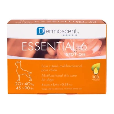 Abbildung von Dermoscent Essential 6 Spot on Hund 20 40 kg 4 Pipetten