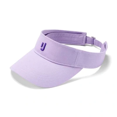 Abbildung von Johnny Urban Visor Cap Damen und Herren Lila Terry Sonnenschutz fürs Gesicht Verstellbare Visier Kopfbedeckung aus Baumwolle Sommer, Festival, Urlaub