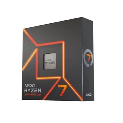 Abbildung von AMD Ryzen 7 7700X Prozessor (intergrierte Radeon Grafik, 8 Kerne/16 Threads, 105W DTP, AM5 Sockel, 40MB cache, Bis zu 5.4 GHz max boost, Kein Kühler)